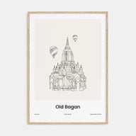 Old Bagan Drawn Poster