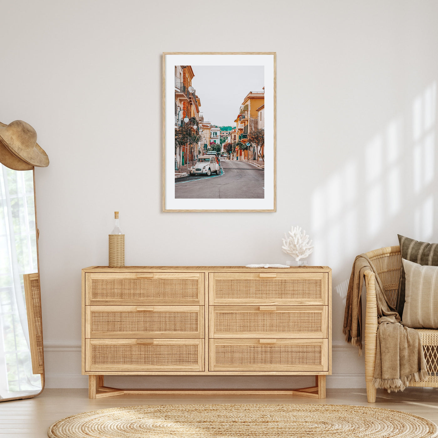 Old Car in Italy Photo Color Poster