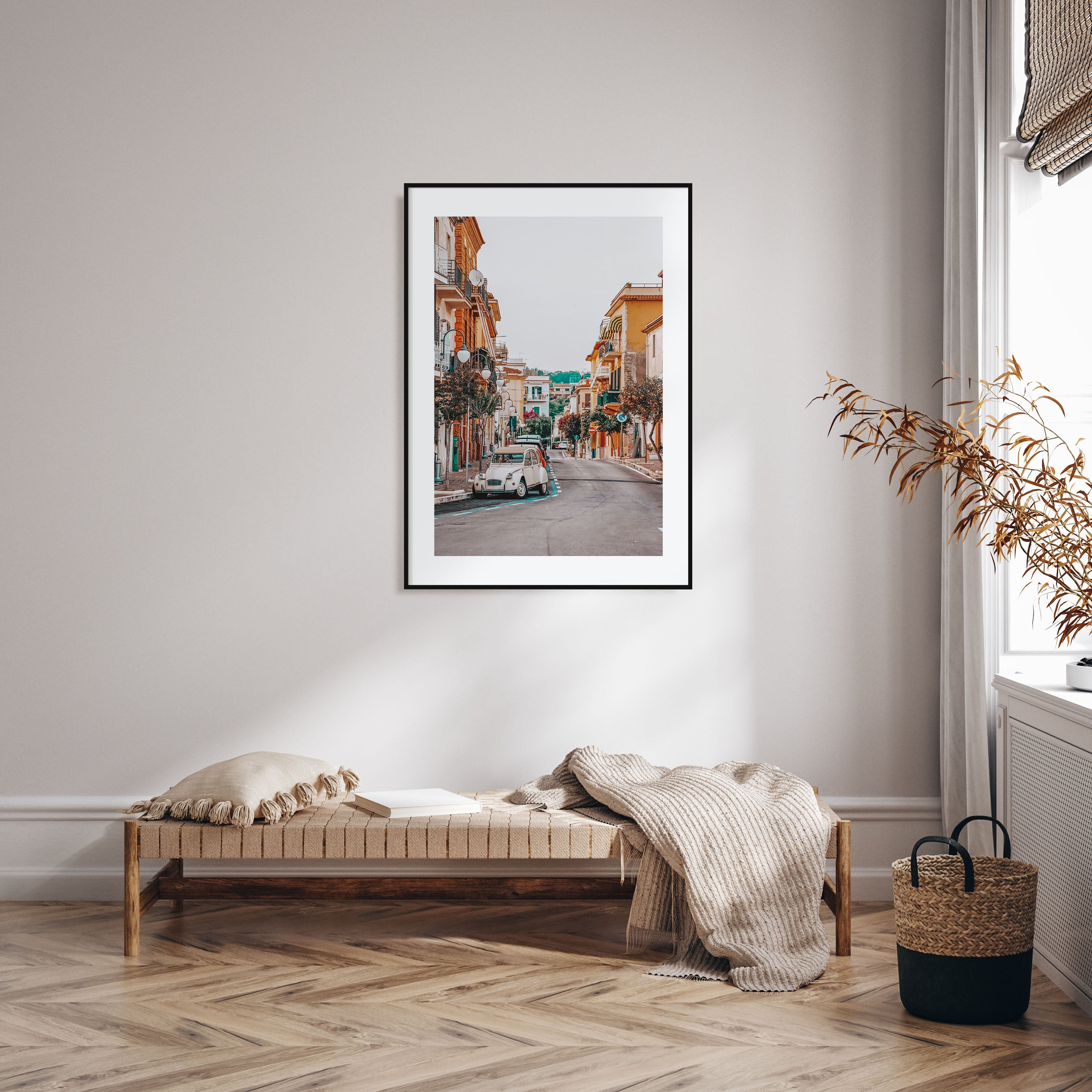 Old Car in Italy Photo Color Poster