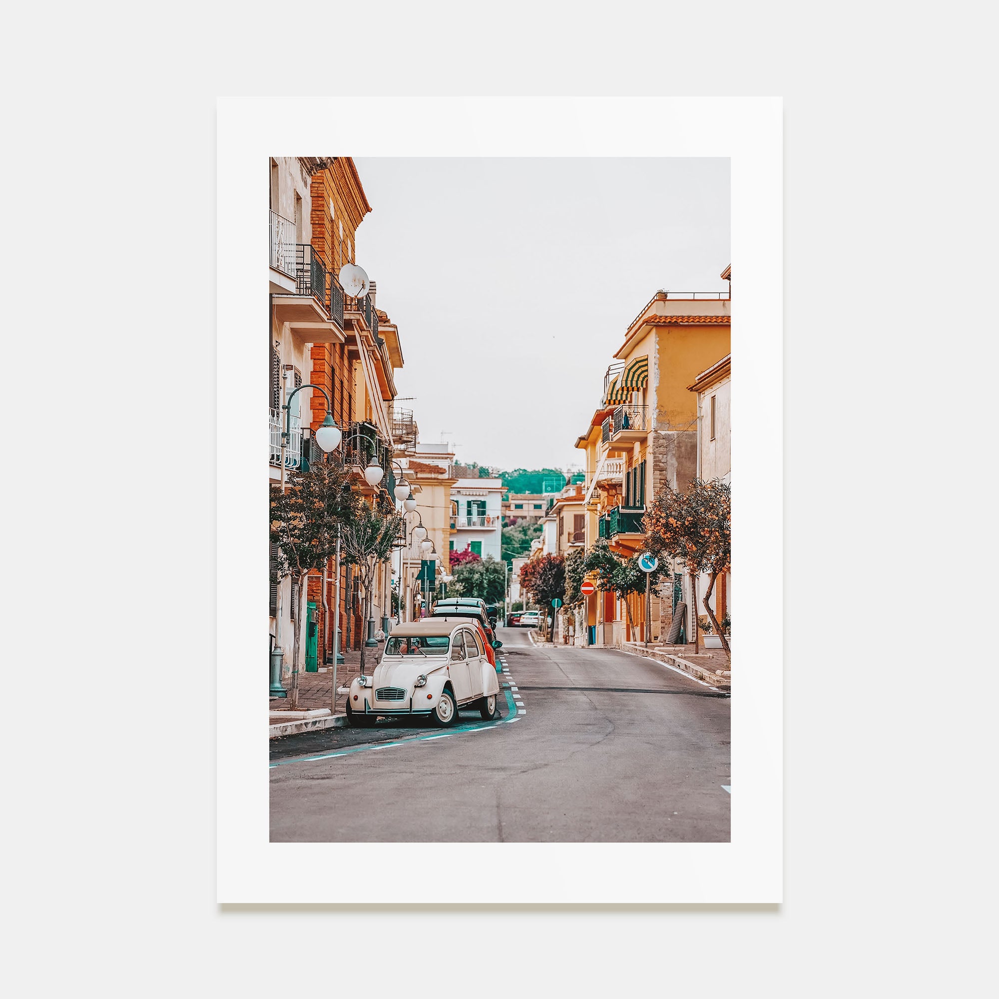 Old Car in Italy Photo Color Poster