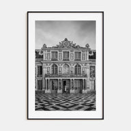 Old Palace Facade Photo B&W No 1 Poster