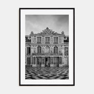 Old Palace Facade Photo B&W No 1 Poster