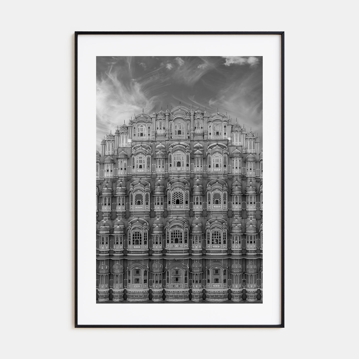 Old Palace Facade Photo B&W No 2 Poster