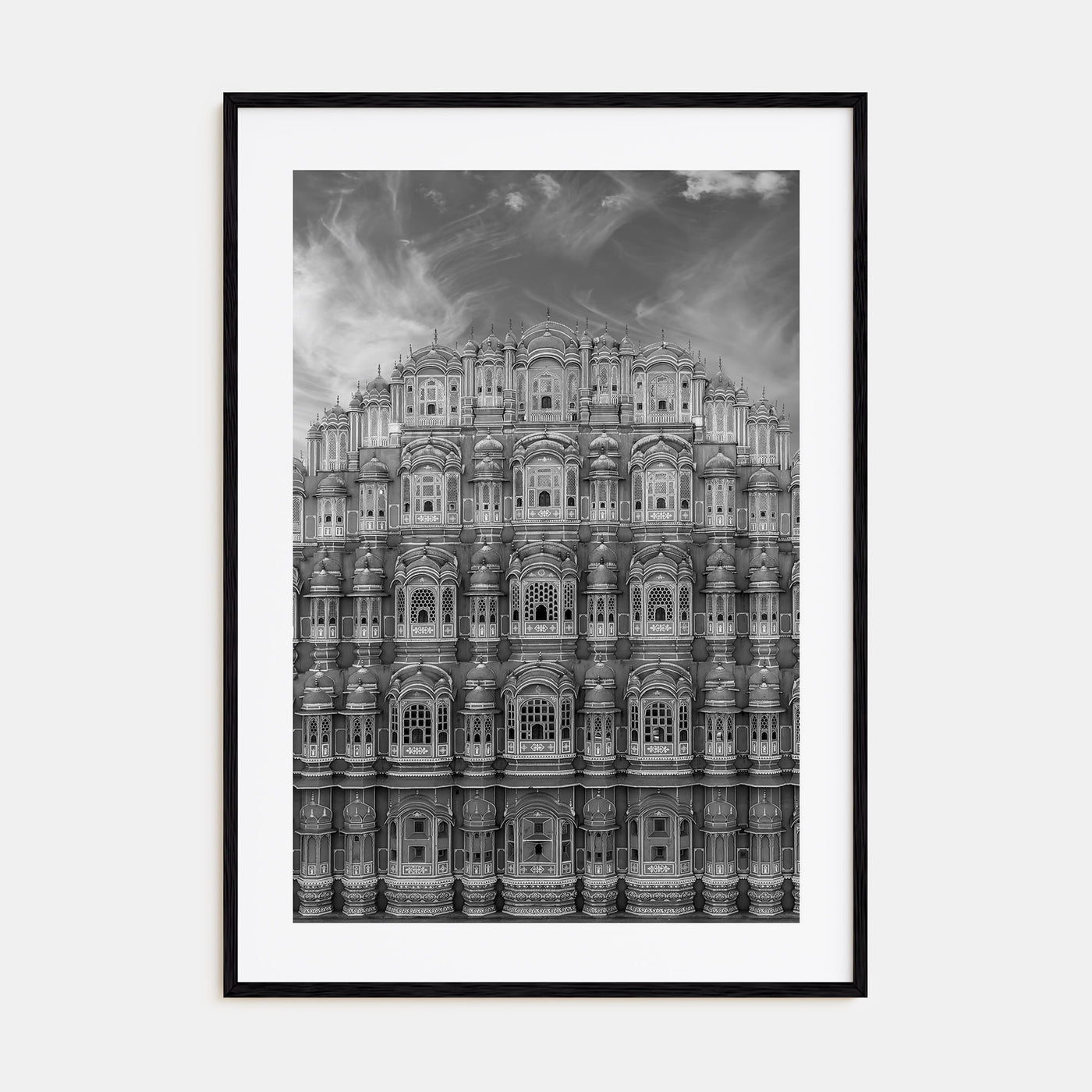 Old Palace Facade Photo B&W No 2 Poster