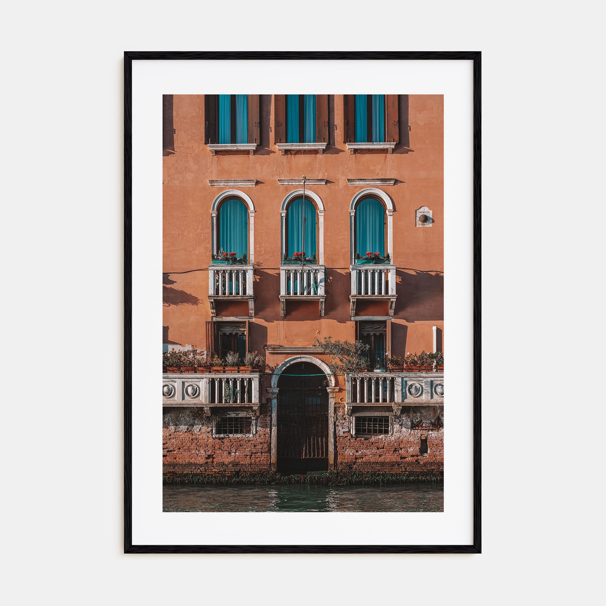 Old Palace Facade Photo Color Poster
