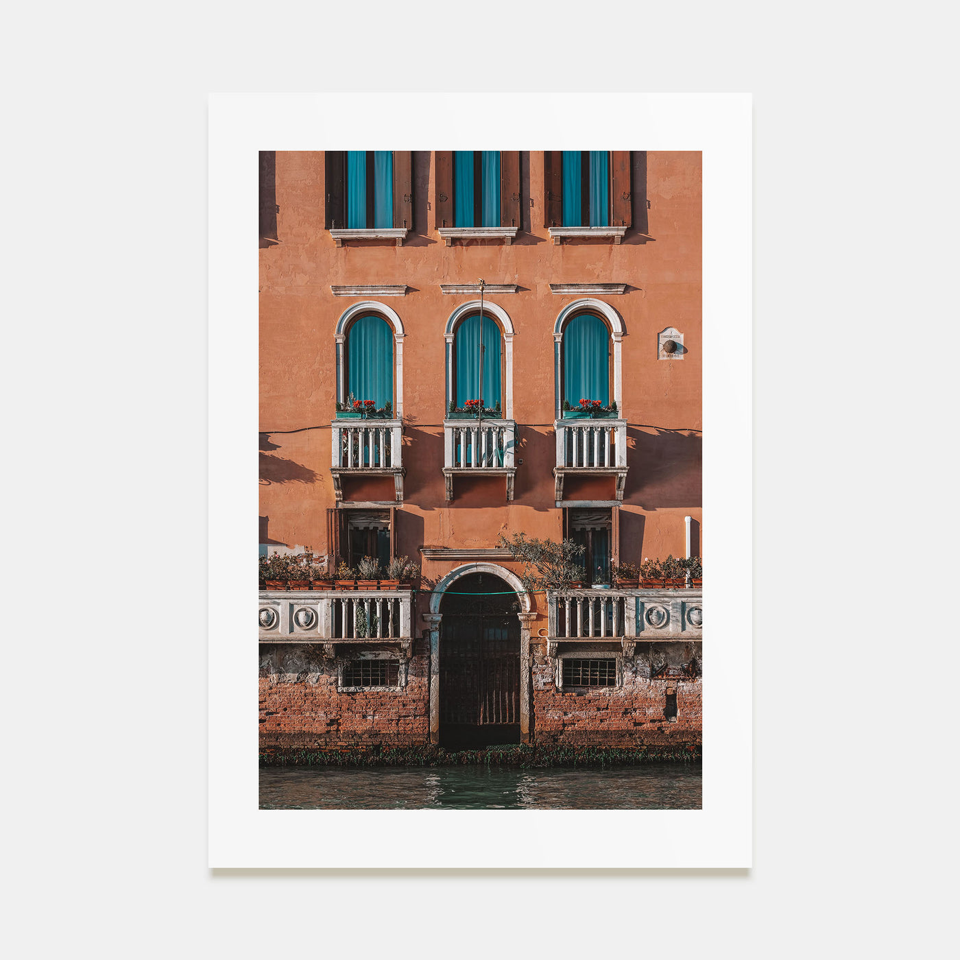 Old Palace Facade Photo Color Poster