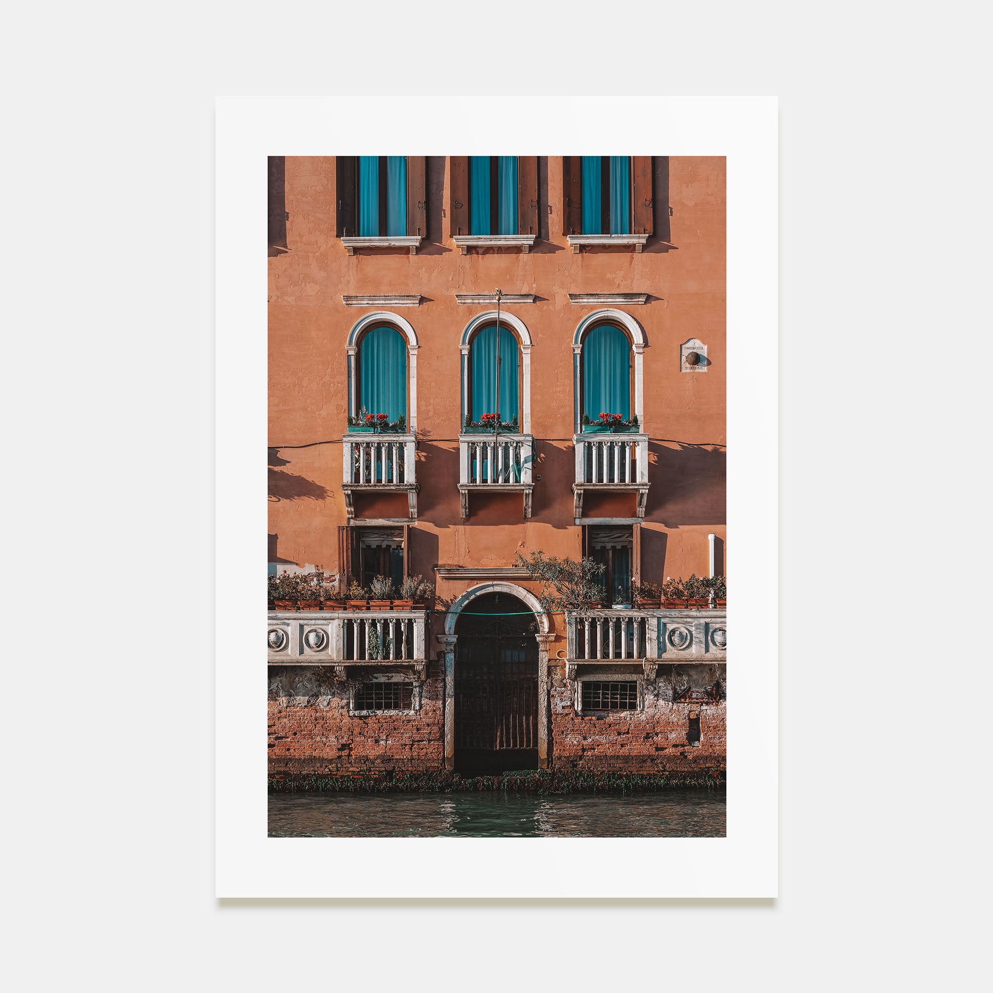 Old Palace Facade Photo Color Poster