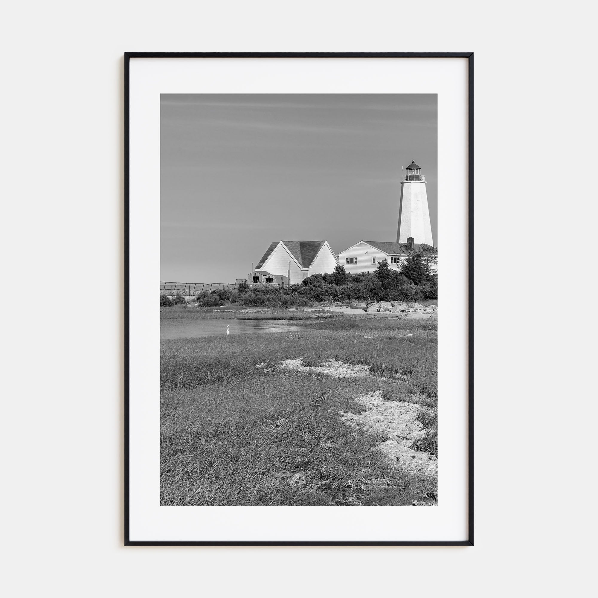 Old Saybrook Photo B&W Poster