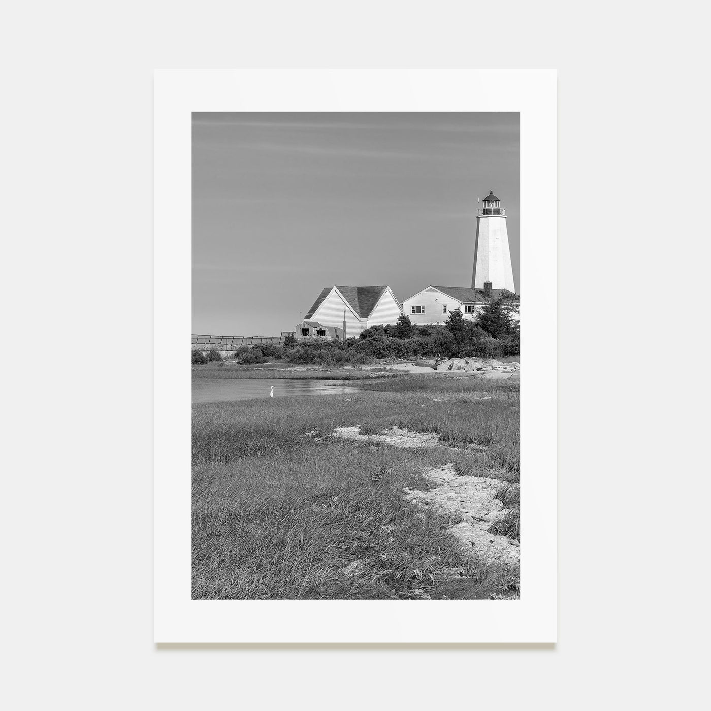 Old Saybrook Photo B&W Poster