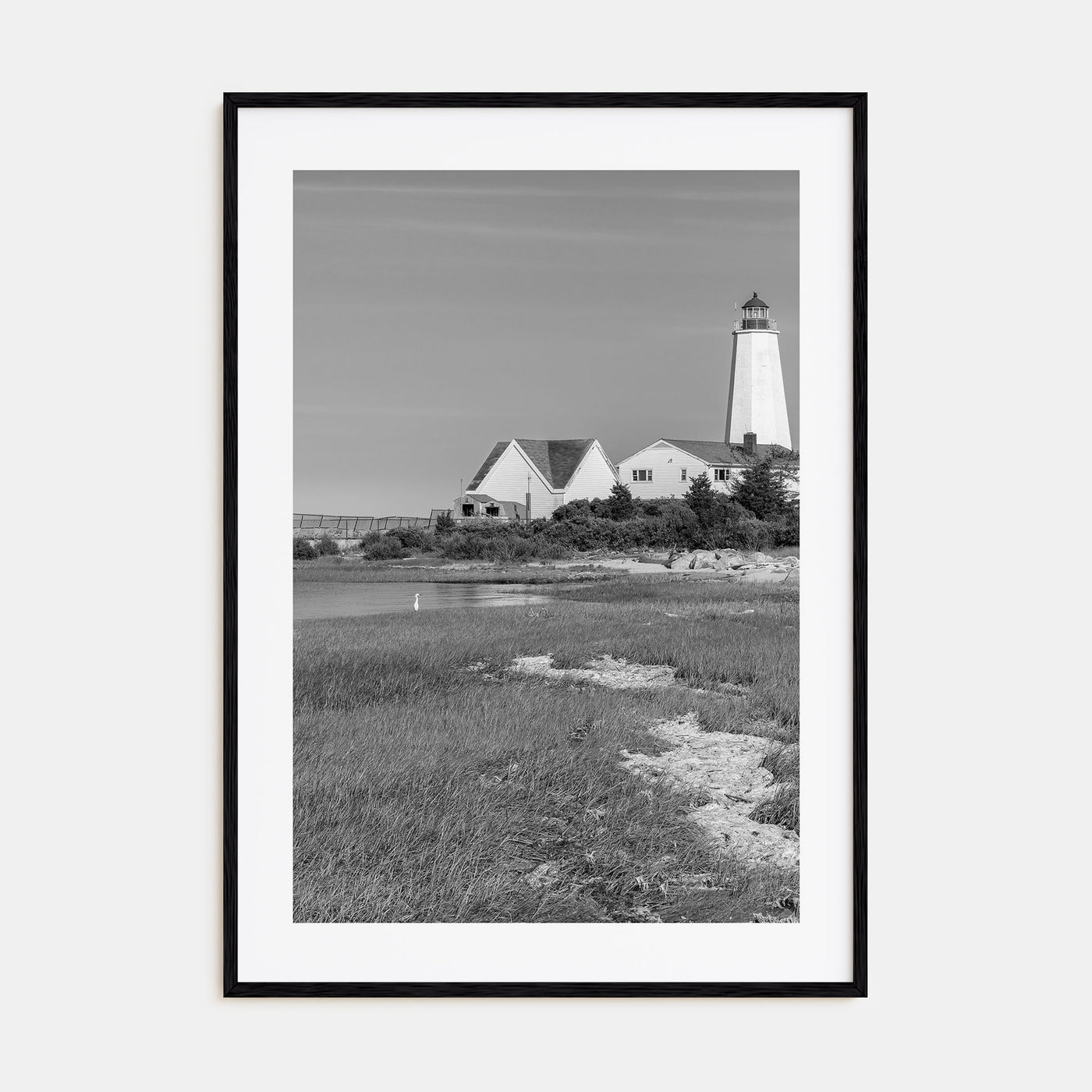 Old Saybrook Photo B&W Poster