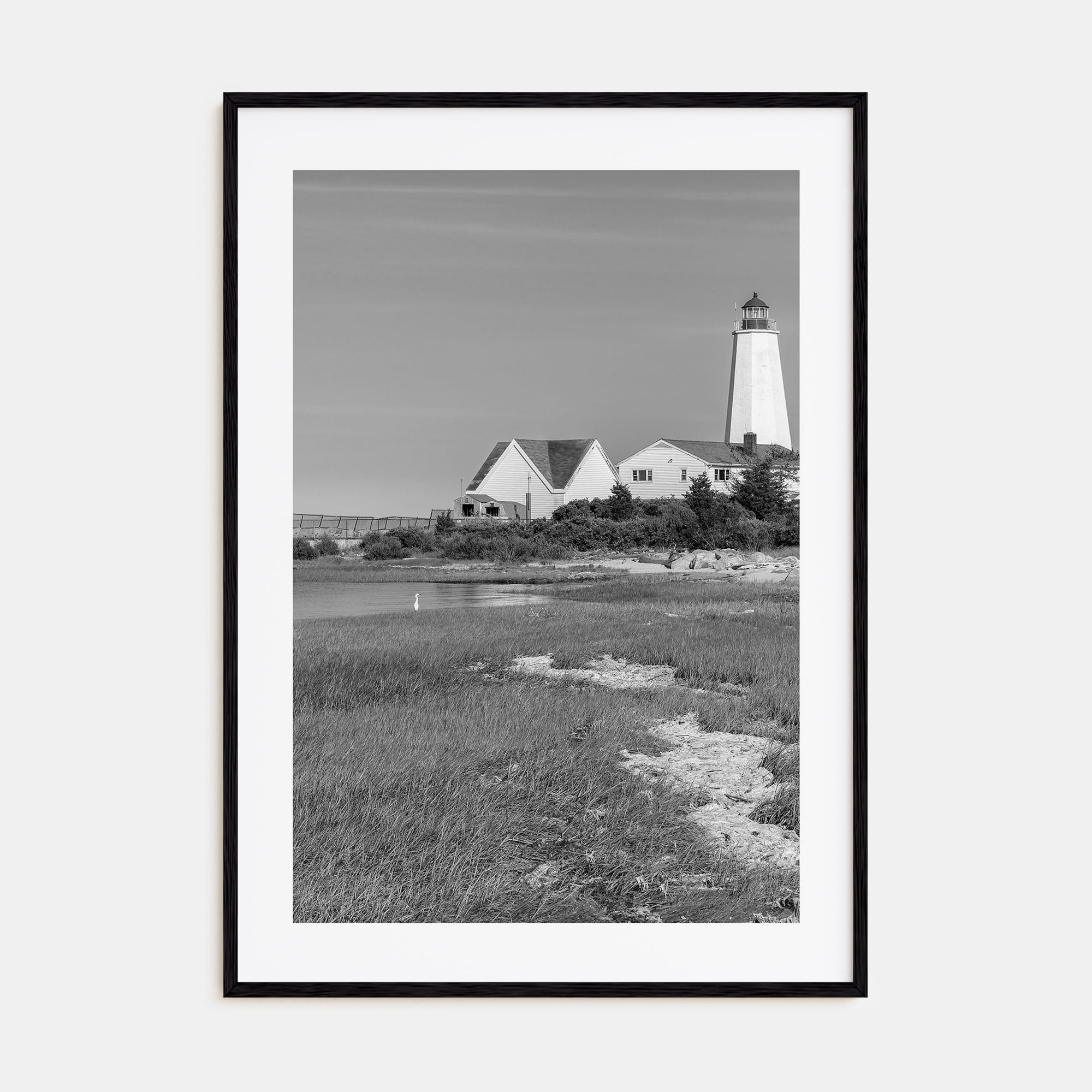Old Saybrook Photo B&W Poster