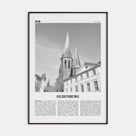 Oldenburg Travel B&W Poster