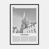 Oldenburg Travel B&W Poster