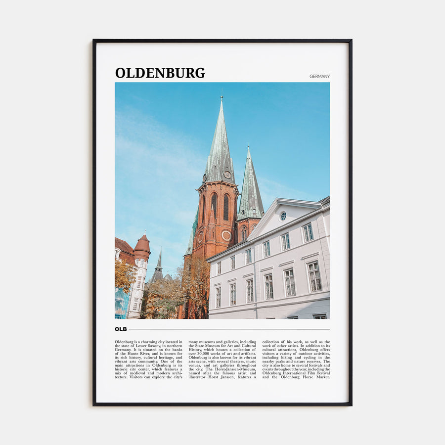 Oldenburg Travel Color Poster