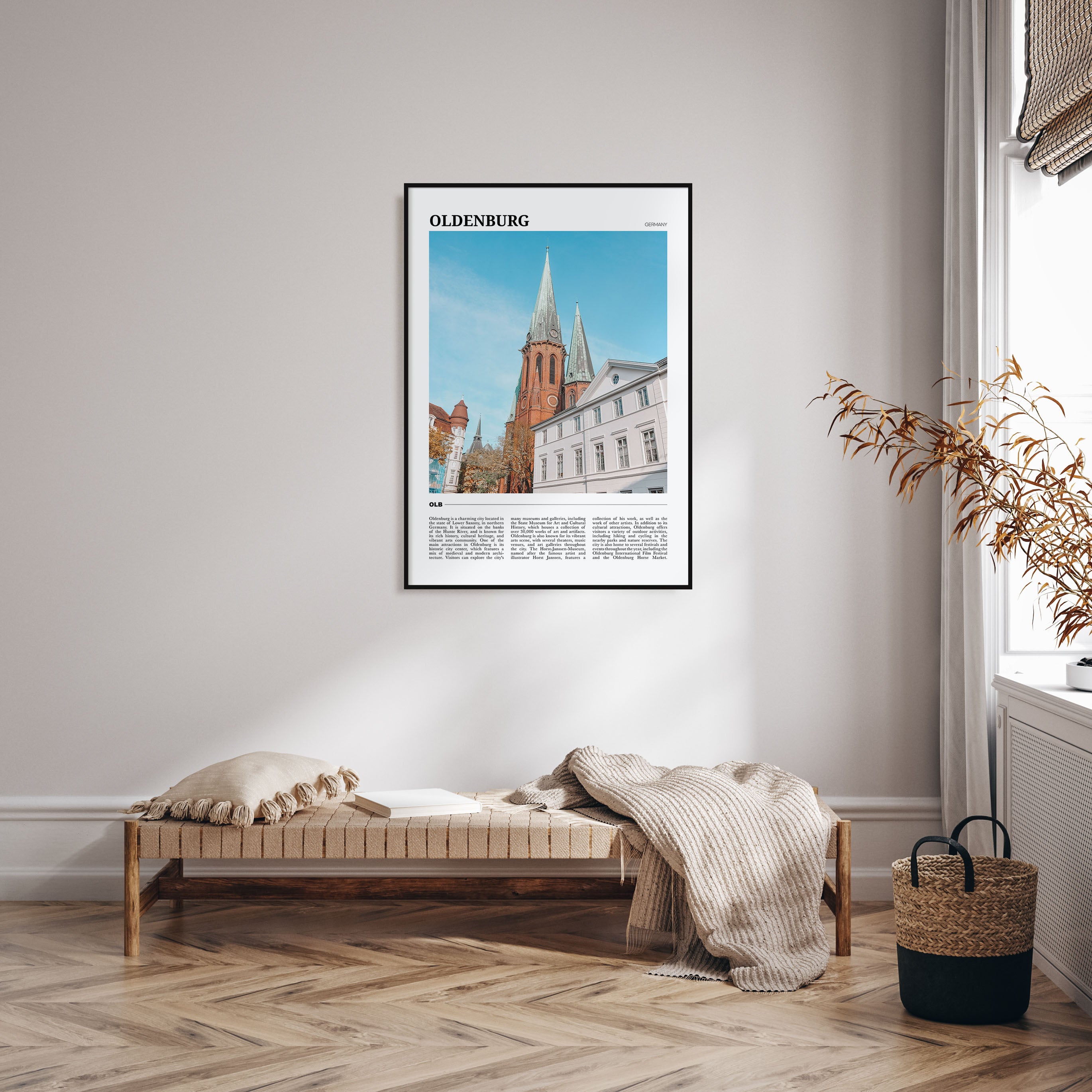 Oldenburg Travel Color Poster