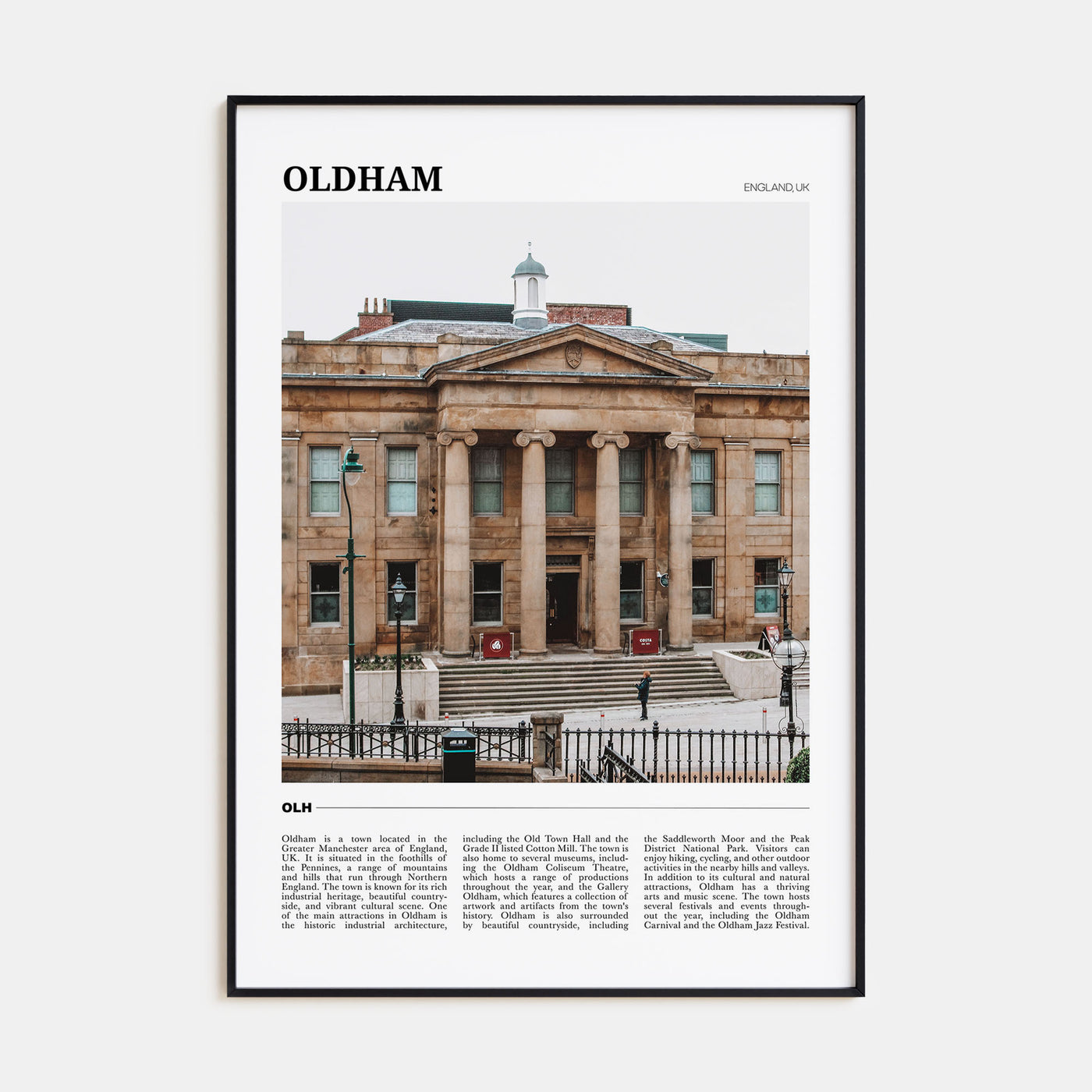 Oldham Travel Color Poster