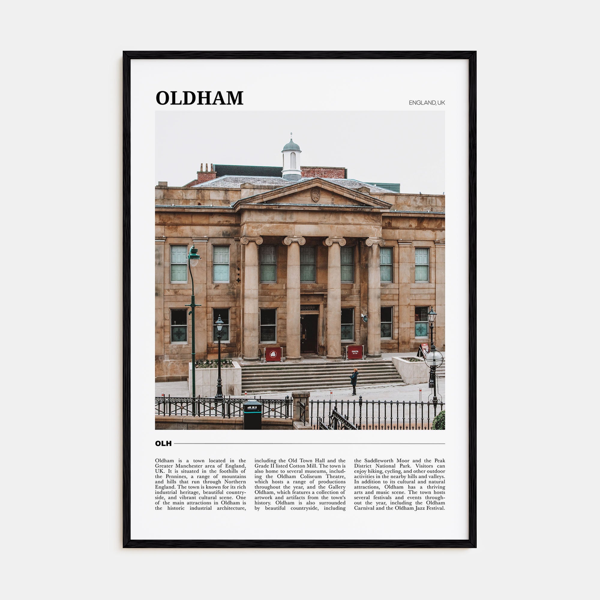 Oldham Travel Color Poster