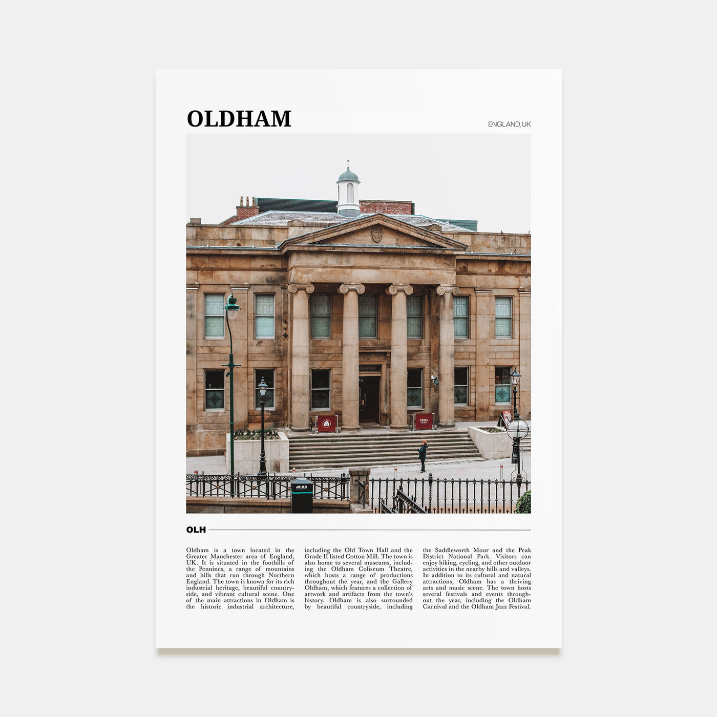 Oldham Travel Color Poster