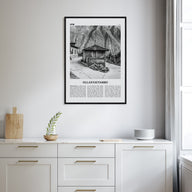 Ollantaytambo Travel B&W Poster