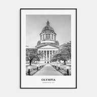 Olympia Portrait B&W No 1 Poster