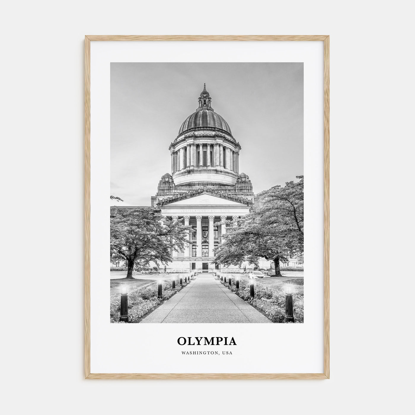 Olympia Portrait B&W No 1 Poster