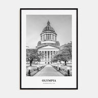 Olympia Portrait B&W No 1 Poster
