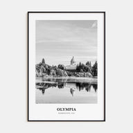 Olympia Portrait B&W No 2 Poster