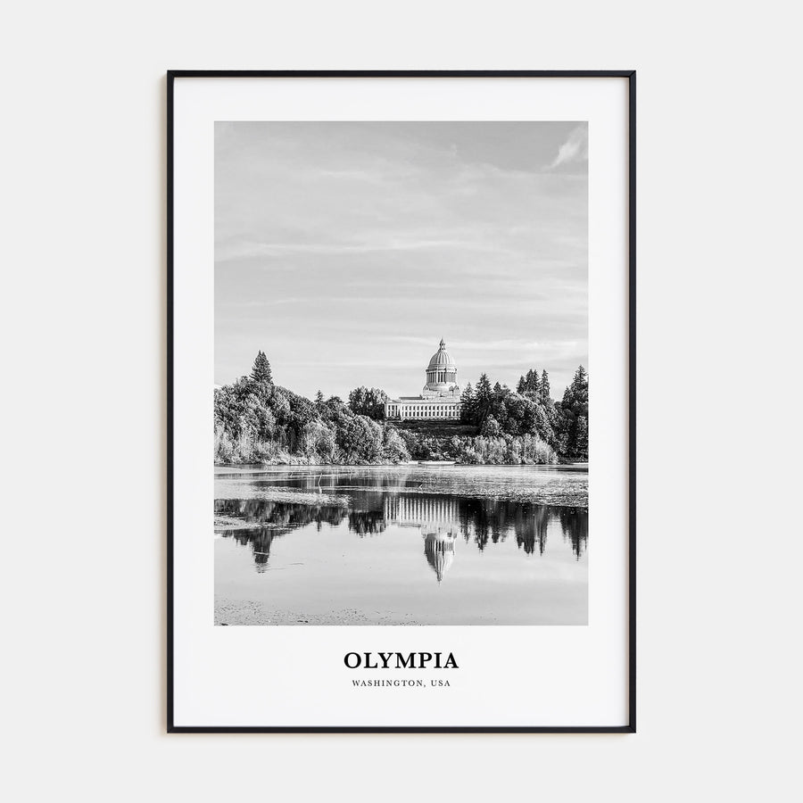 Olympia Portrait B&W No 2 Poster