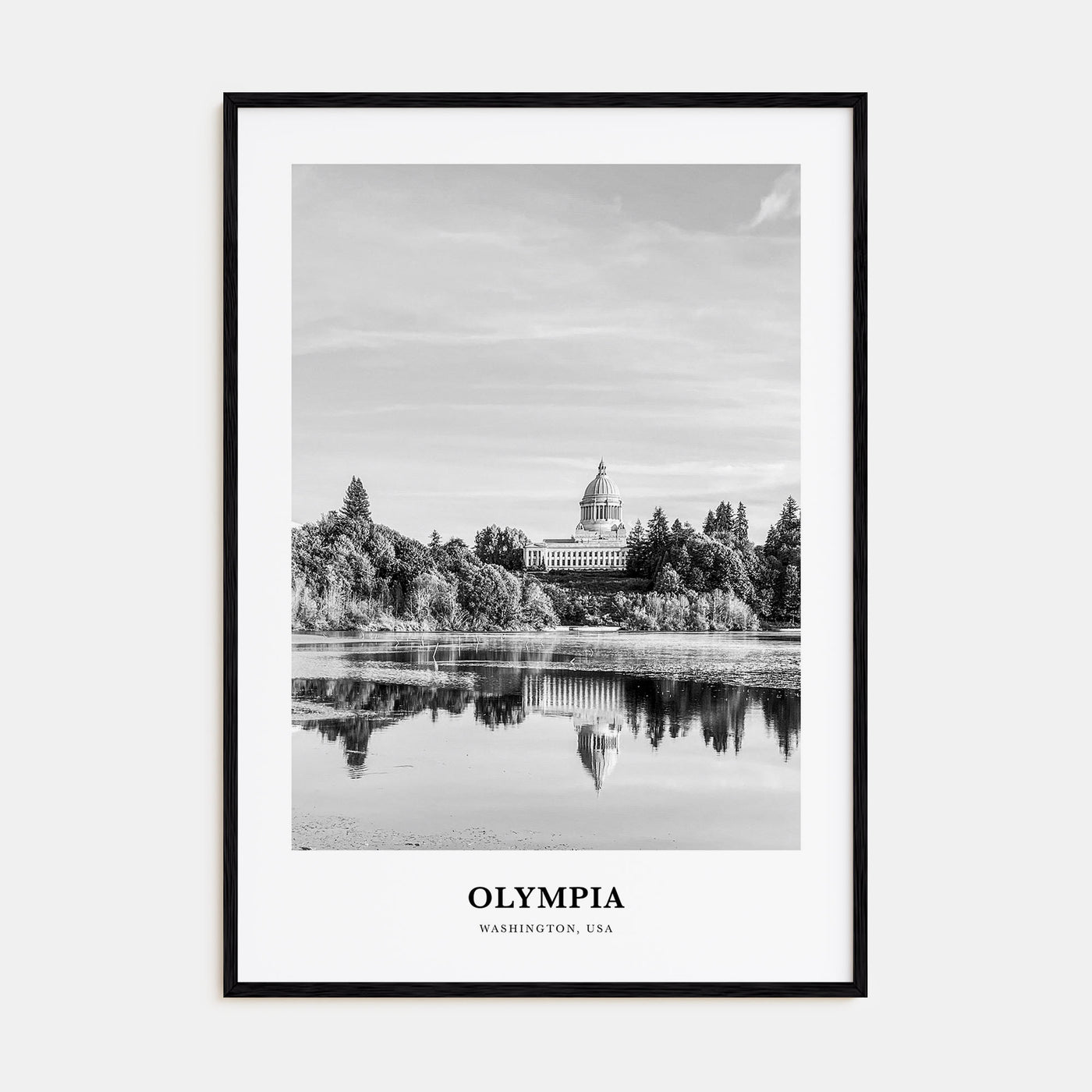 Olympia Portrait B&W No 2 Poster