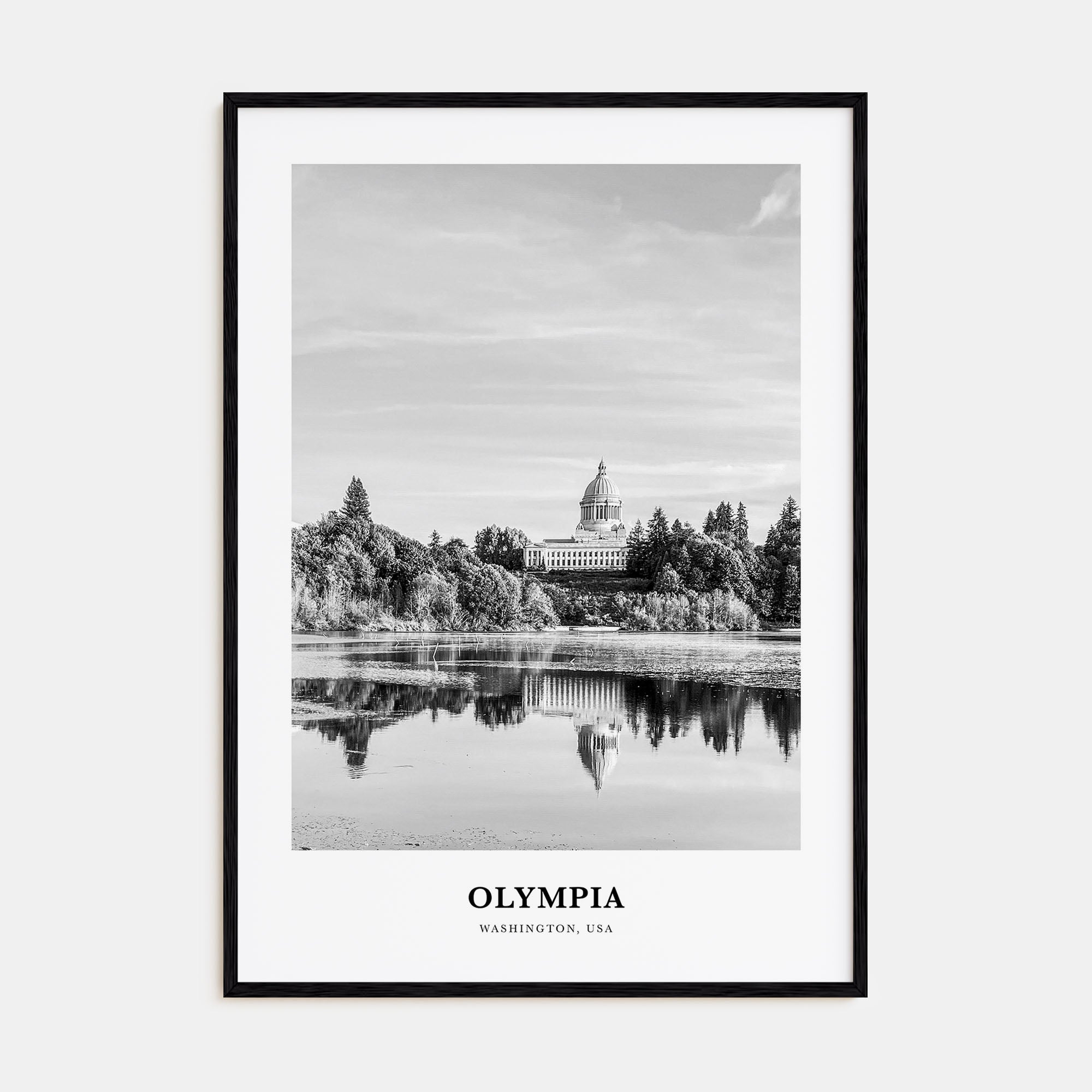 Olympia Portrait B&W No 2 Poster