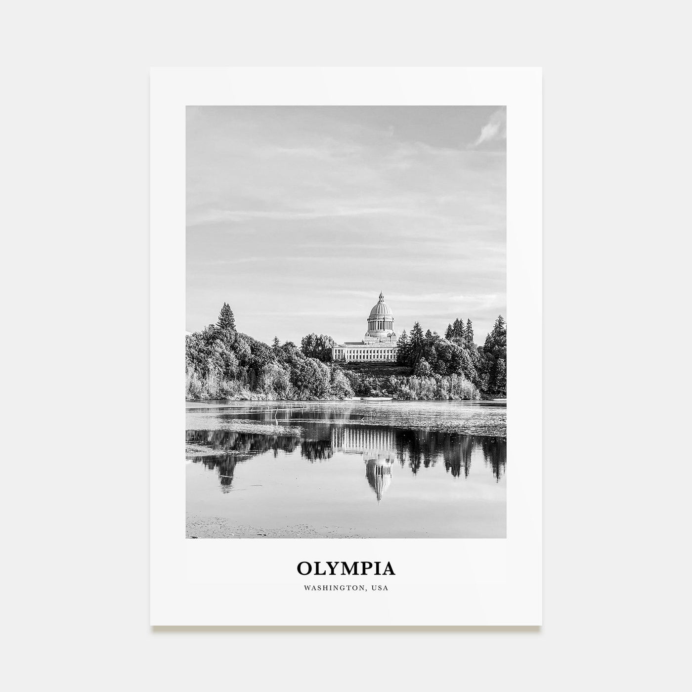 Olympia Portrait B&W No 2 Poster