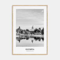 Olympia Portrait B&W No 2 Poster