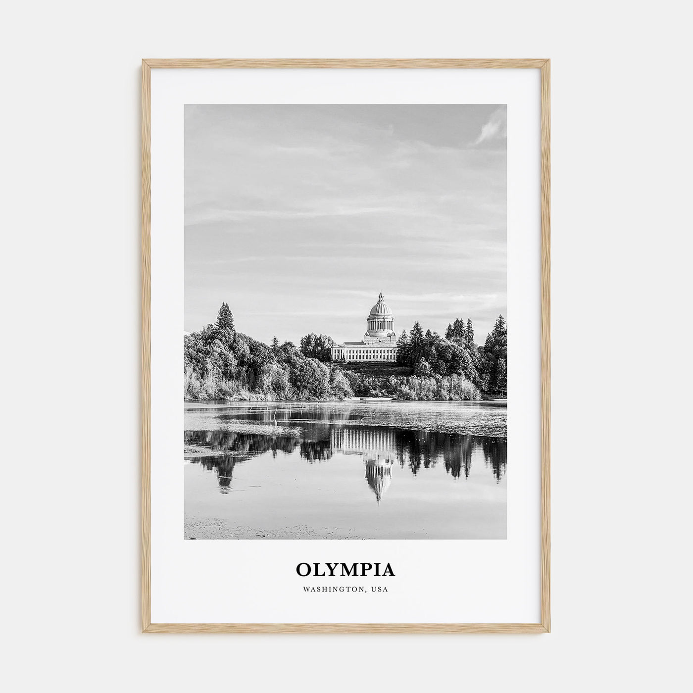 Olympia Portrait B&W No 2 Poster