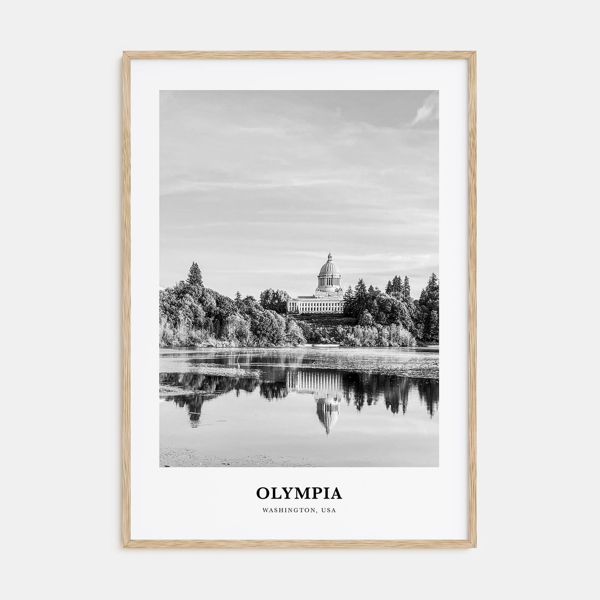 Olympia Portrait B&W No 2 Poster