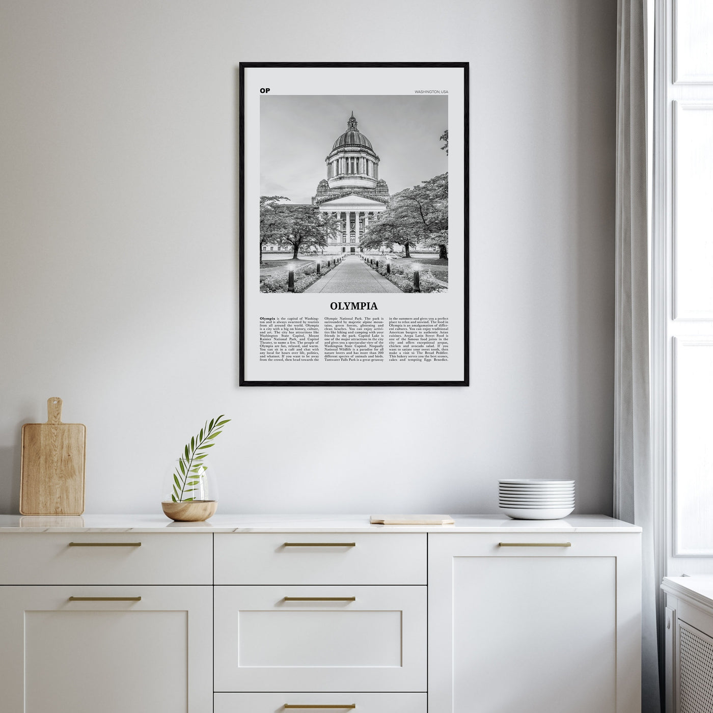 Olympia Travel B&W No 1 Poster