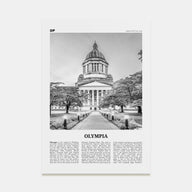 Olympia Travel B&W No 1 Poster