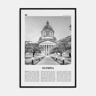 Olympia Travel B&W No 1 Poster