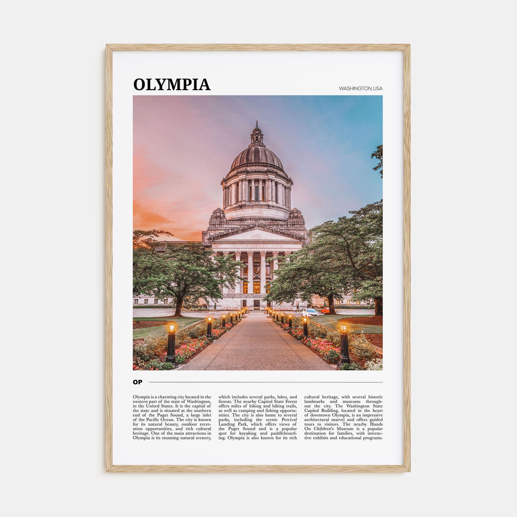 Olympia Travel Color Poster