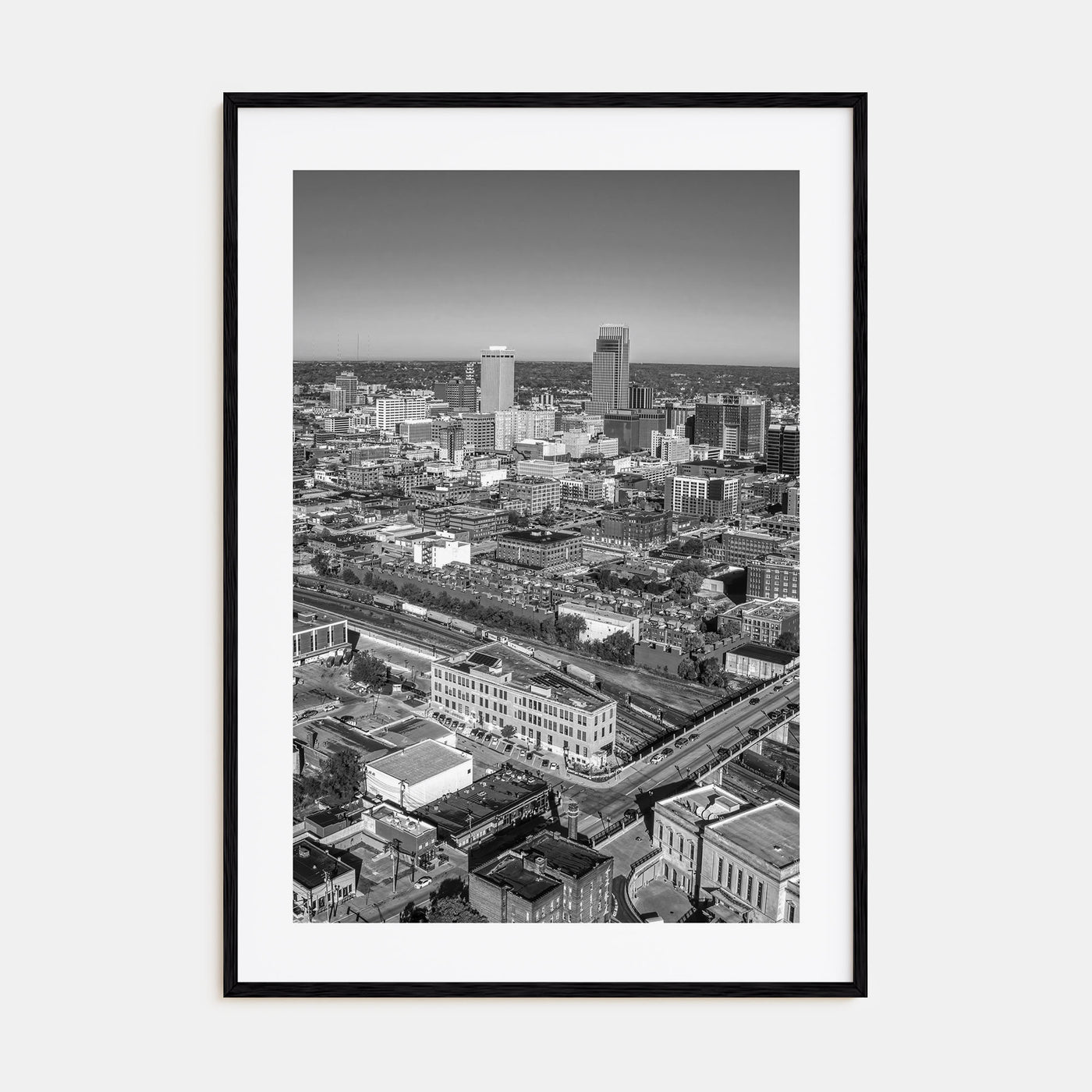 Omaha Photo B&W Poster