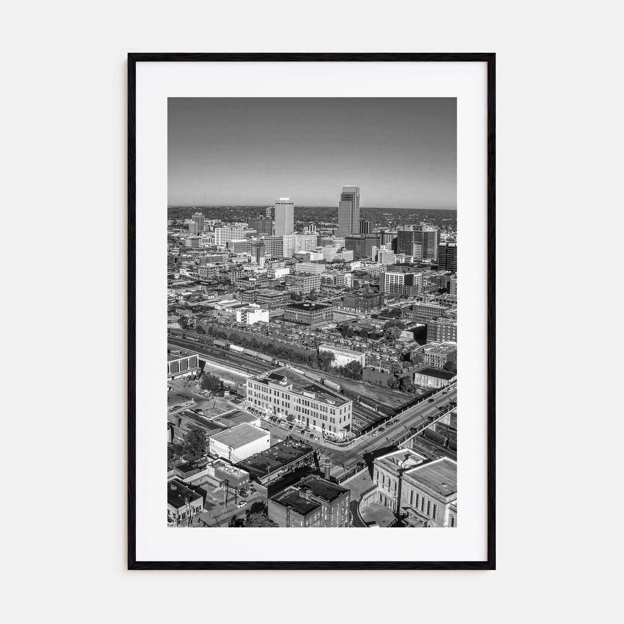 Omaha Photo B&W Poster
