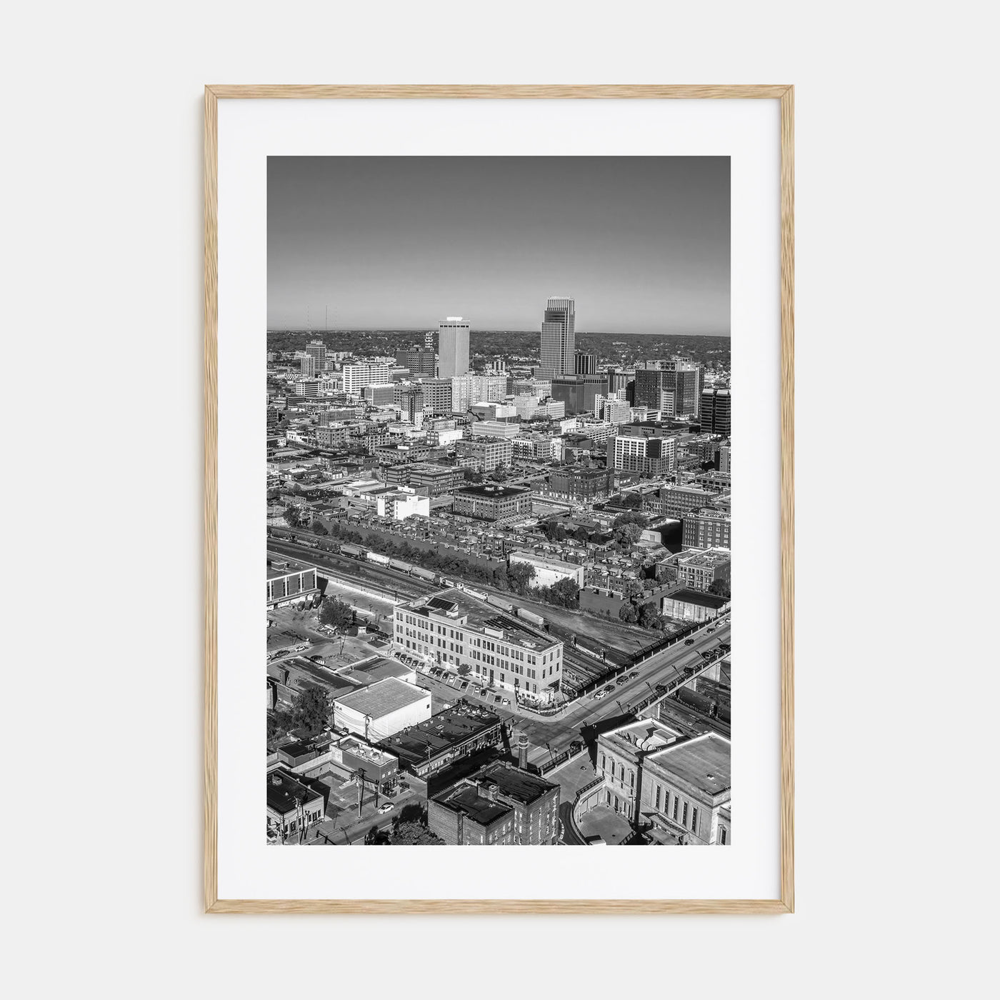 Omaha Photo B&W Poster