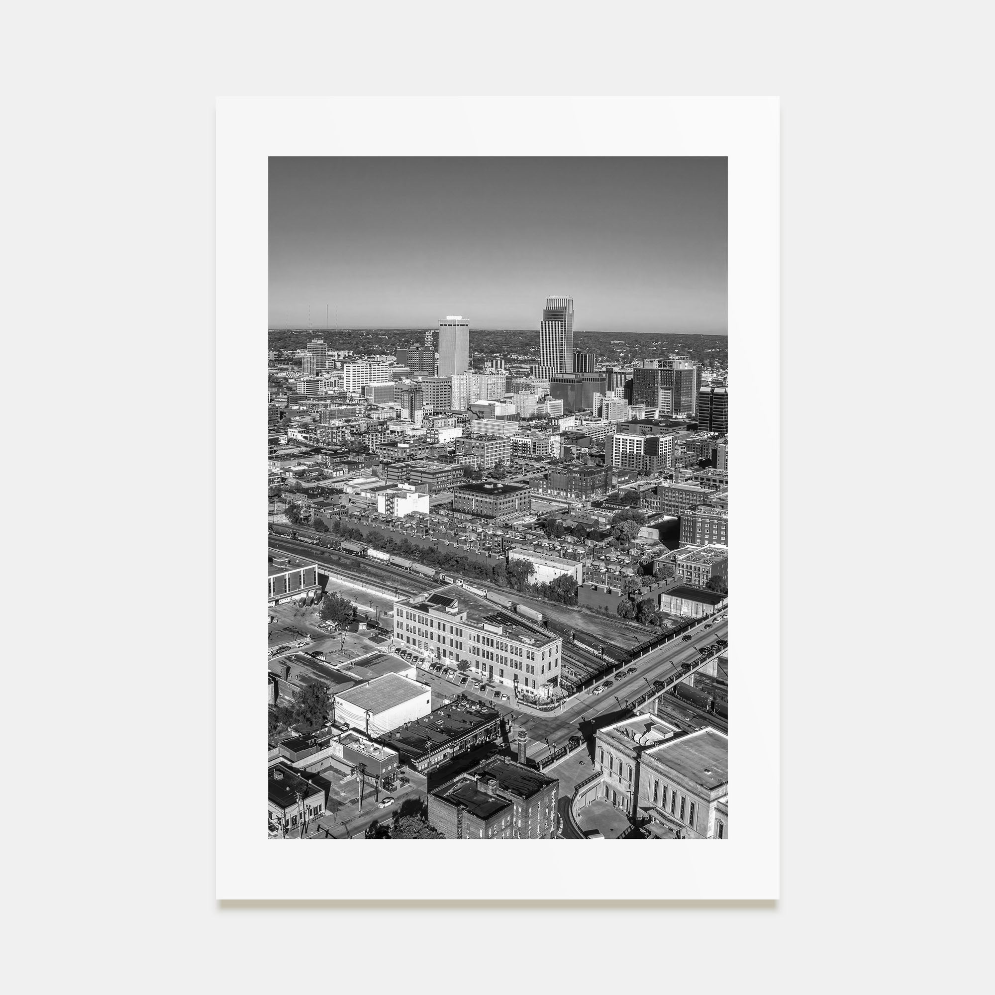 Omaha Photo B&W Poster