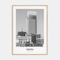 Omaha Portrait B&W No 1 Poster