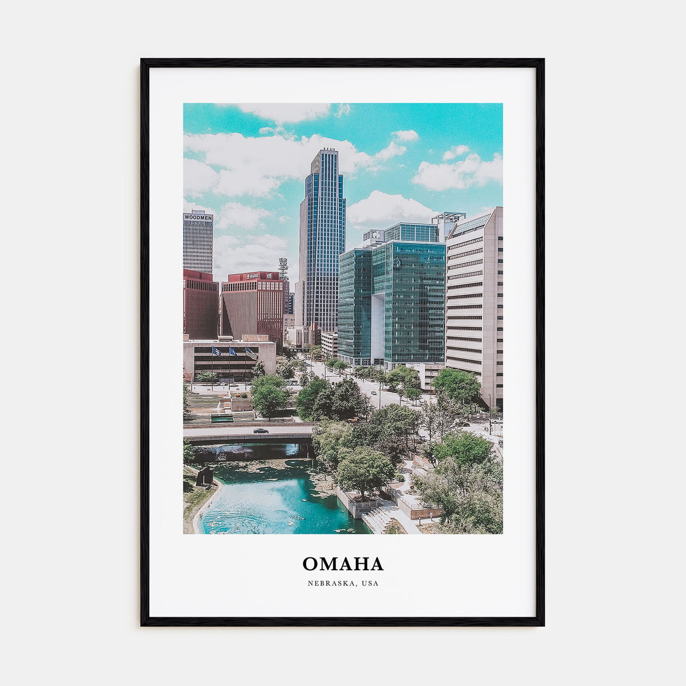 Omaha Portrait Color Poster