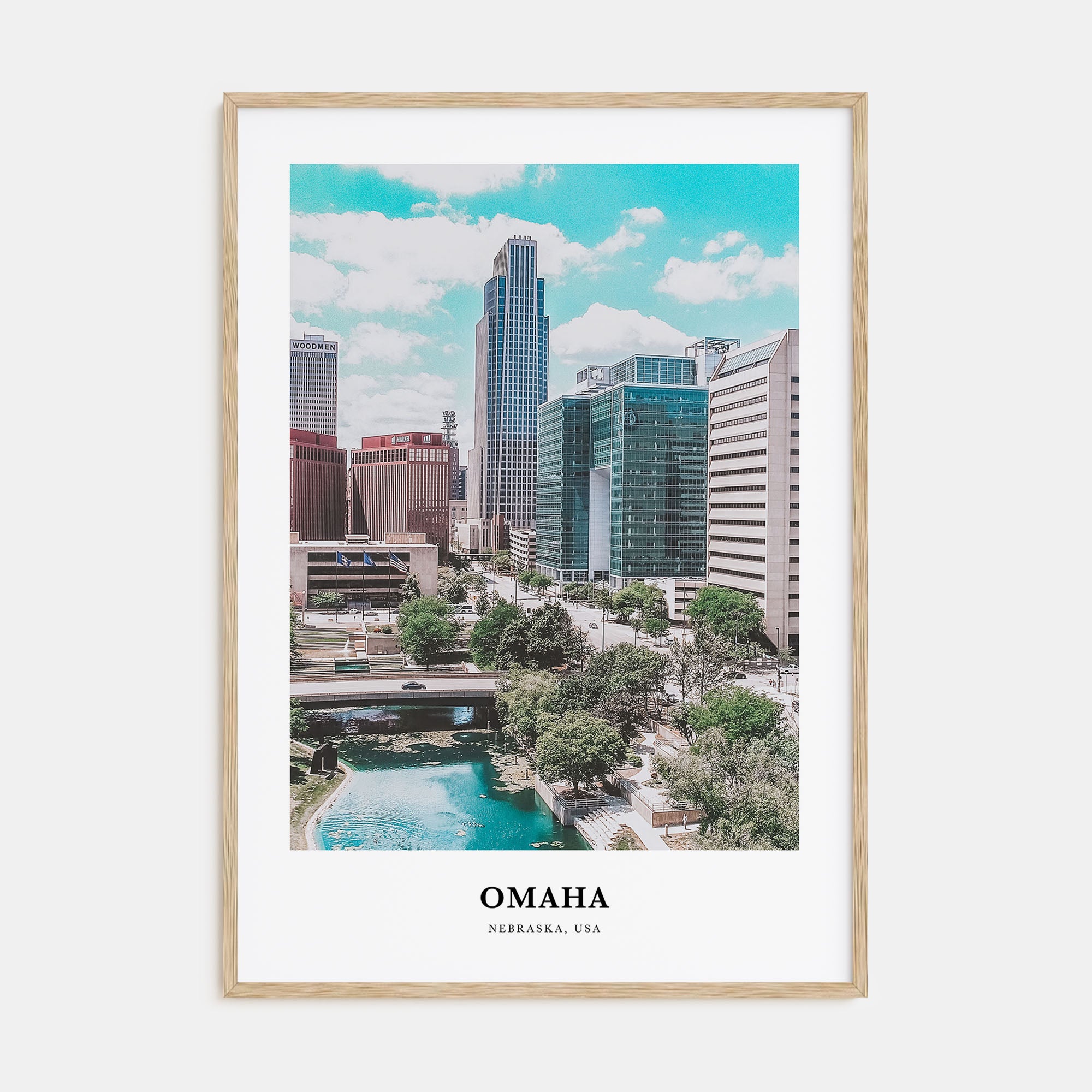 Omaha Portrait Color Poster