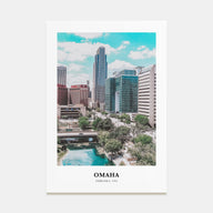 Omaha Portrait Color Poster