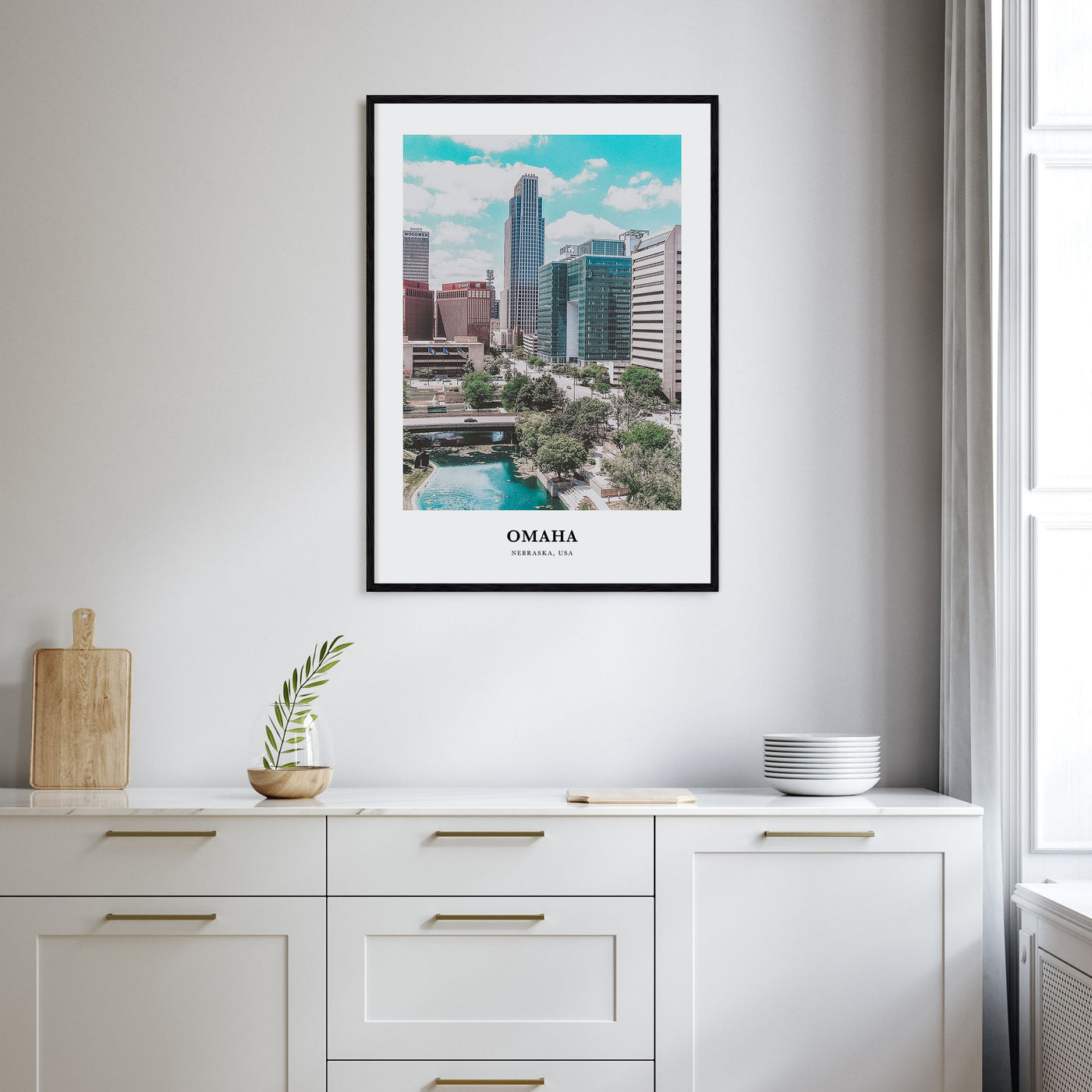 Omaha Portrait Color Poster