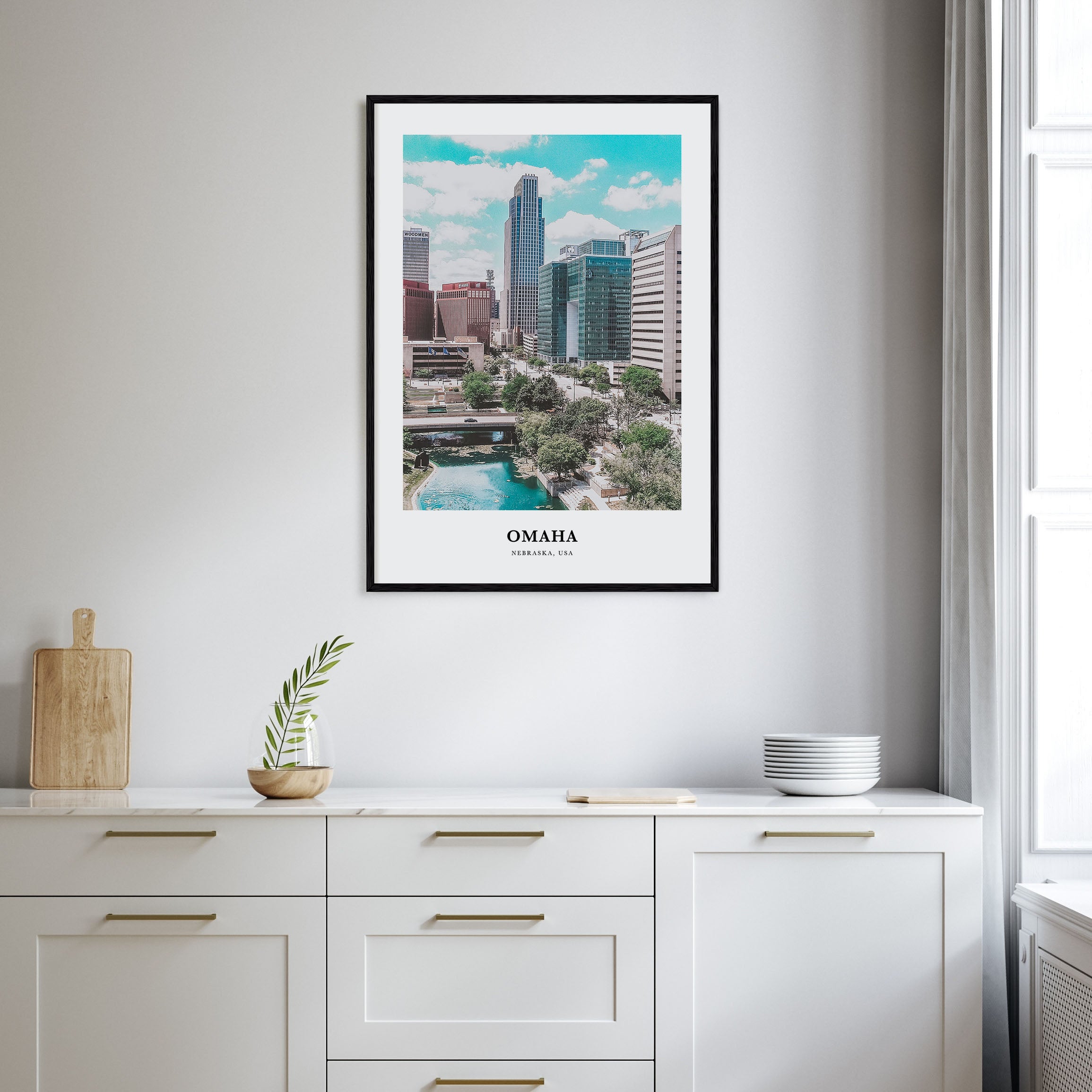 Omaha Portrait Color Poster