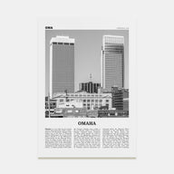 Omaha Travel B&W No 2 Poster