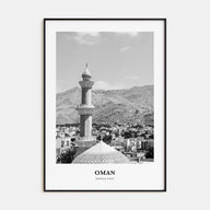 Oman Portrait B&W Poster